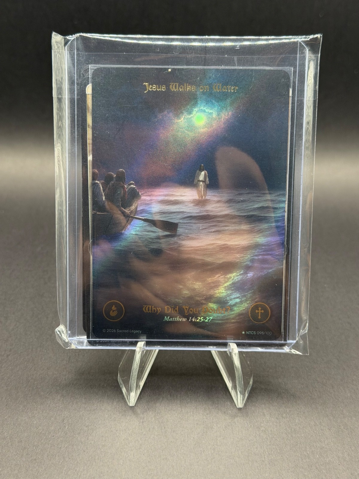 2026 Sacred Legacy Jesus Walks on Water 95/100 Full art + 10 C/U