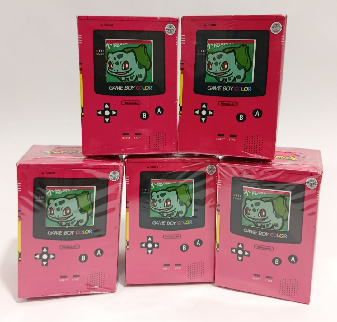 5 BOXES 2025 POKEMON GAMEBOY Red Full Set Cards Peru Edition