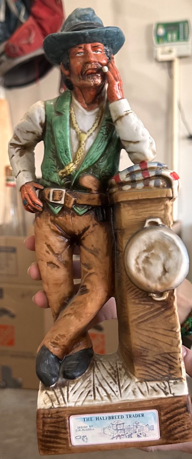 The Halfbreed Trader Hoffman 1977 decanter