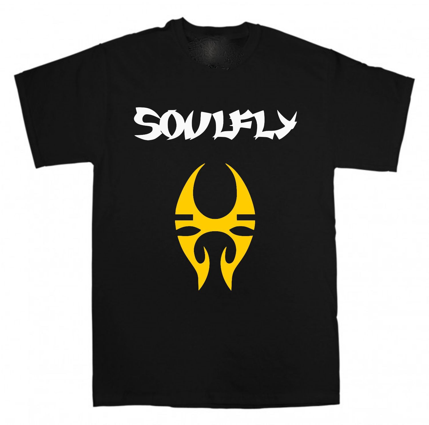 Vintage Soulfly Band Music Lover Cotton Black All Size Unisex Shirt CC457