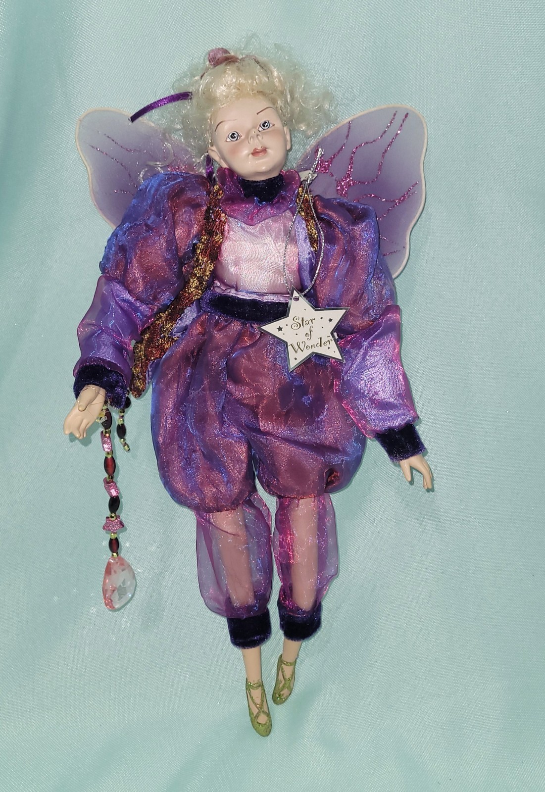 VTG-WINWARD PORCELAIN FACE-MAGICAL PURPLE FAIRY 15\ VTG-WINWARD PORCELAIN FACE-MAGICAL PURPLE FAIRY 15\
