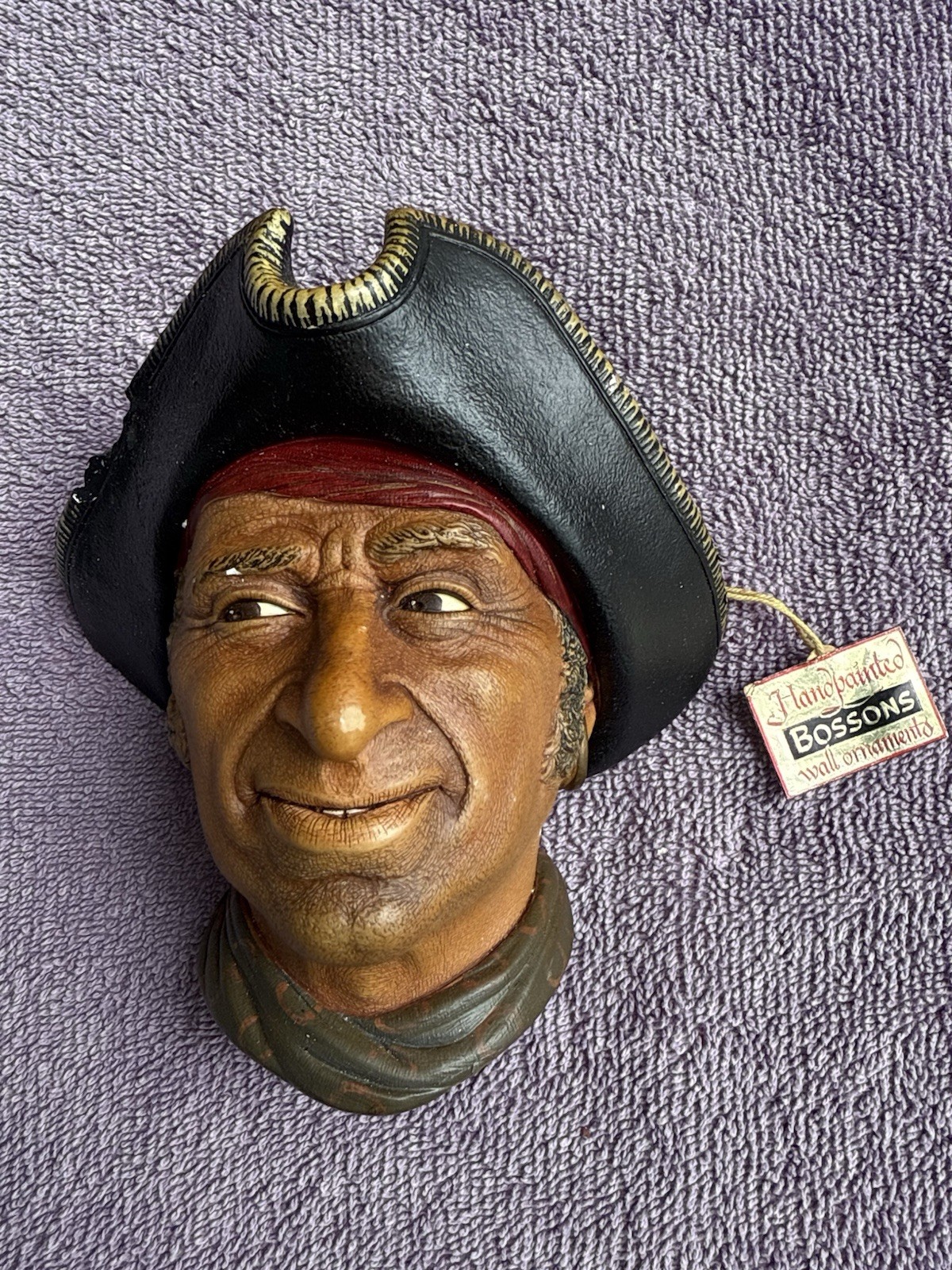 Vintage Bossons Captain Kid Privateer 1982 England Vintage Bossons Captain Kid Privateer 1982 England
