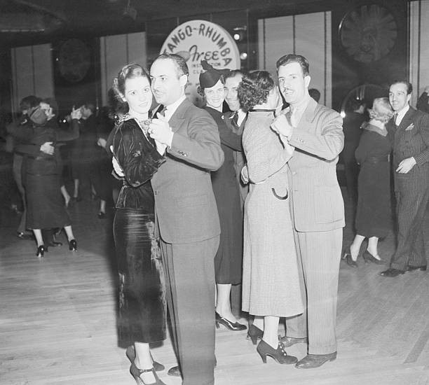 Camera Goes Route with Taxi Dancer New York New York A characteris- Old Photo