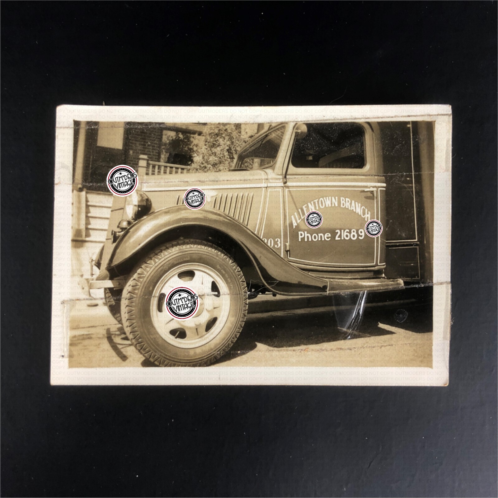 ALLENTOWN,PA Antique Vintage Photo 1930s Supplee Ice Cream Truck Profile Beauty