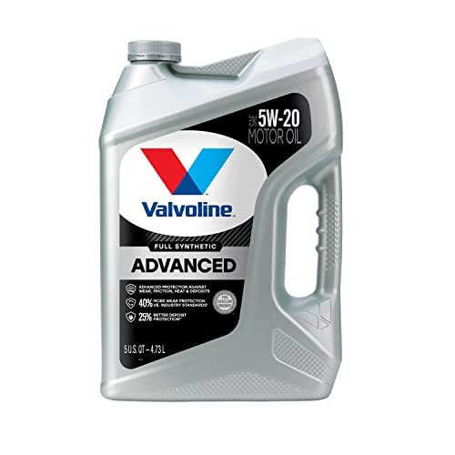 Valvoline Advanced Full Synthetic SAE 5W-20 Motor Oil 5 QT 