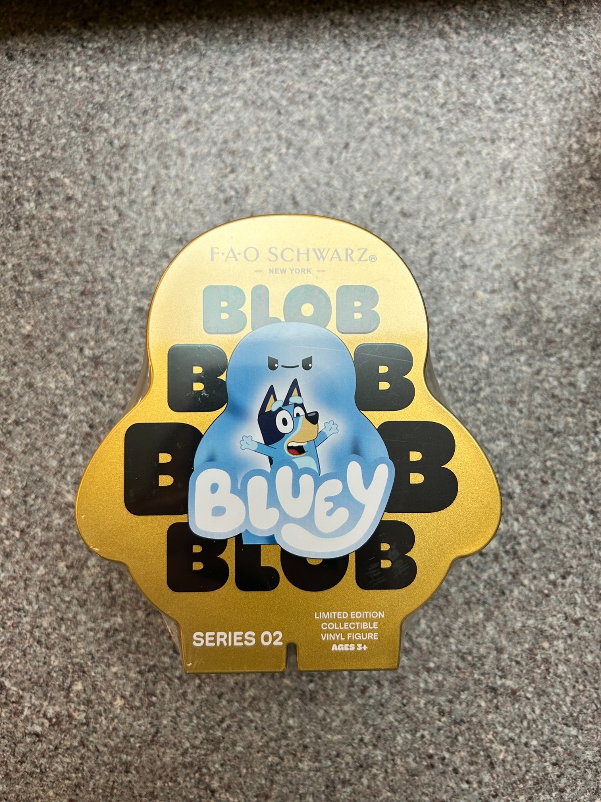 RARE FAO Schwarz Bluey Blob Blind Box Collectible Vinyl Figure Series 02