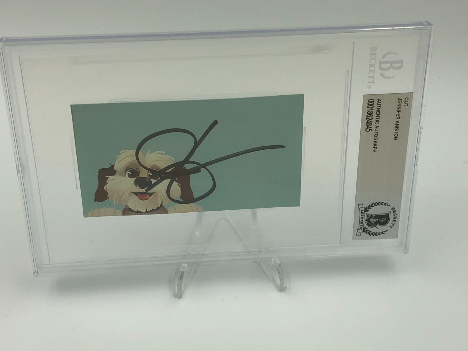 JENNIFER ANISTON BECKETT AUTO Authentic Signed Card RACHEL in FRIENDS CLYDEO