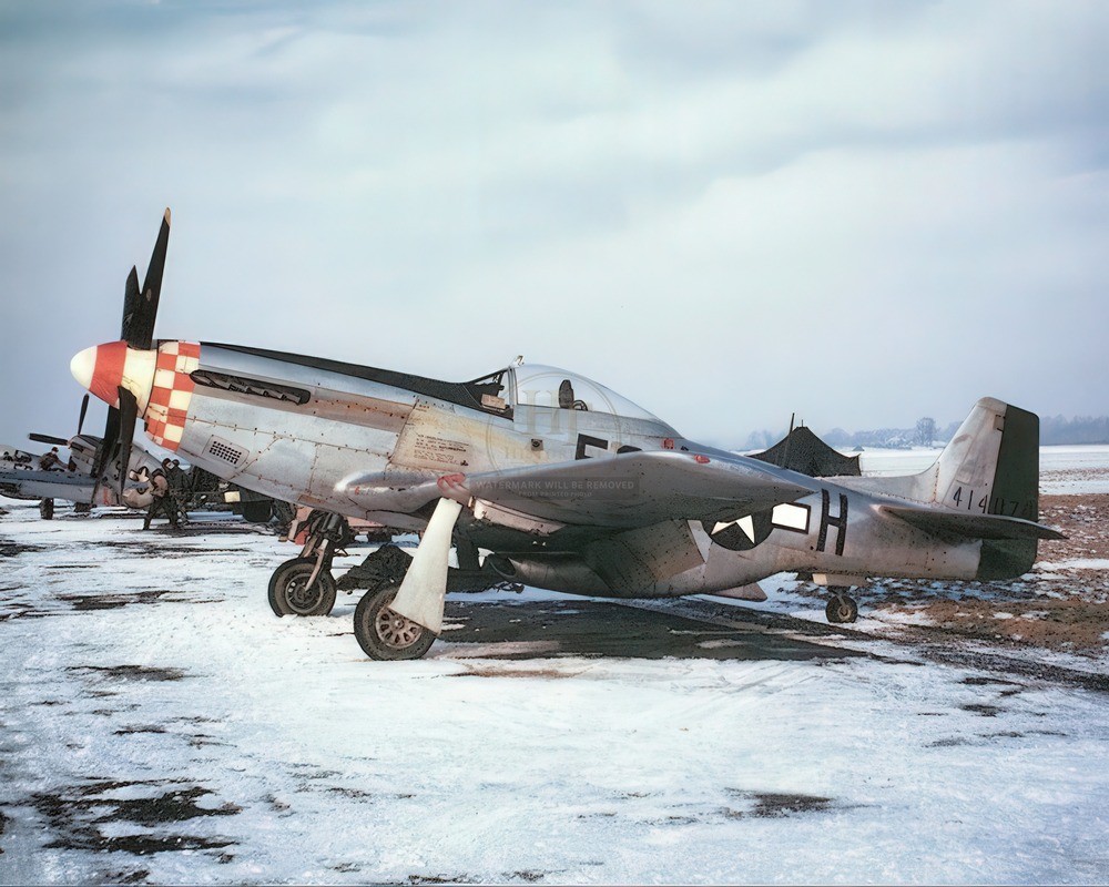 339th Fighter Group P-51 Mustang WWII 8x10 Glossy Photo Print HT4136744