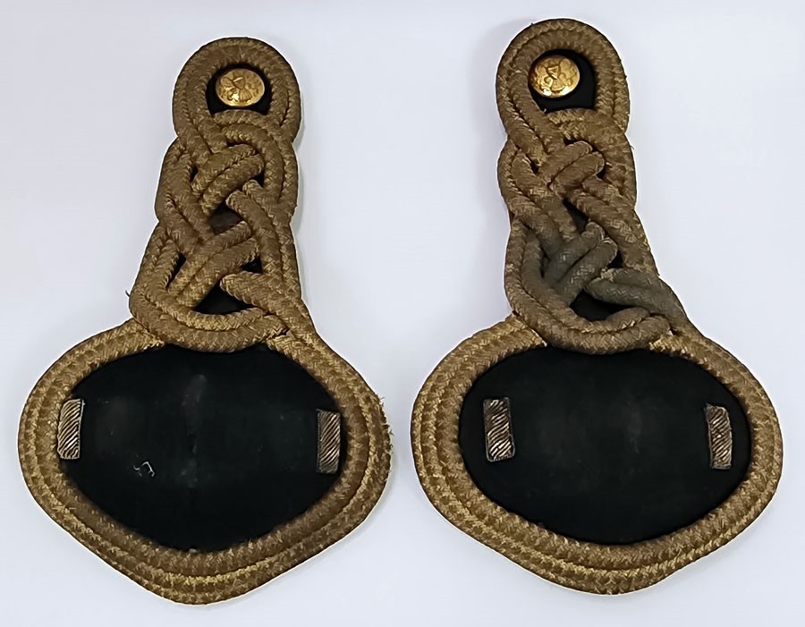 Indian Wars Period Infantry Lt Shoulder Knots Board 1870s 1880s Indian Wars Period Infantry Lt Shoulder Knots Board 1870s 1880s