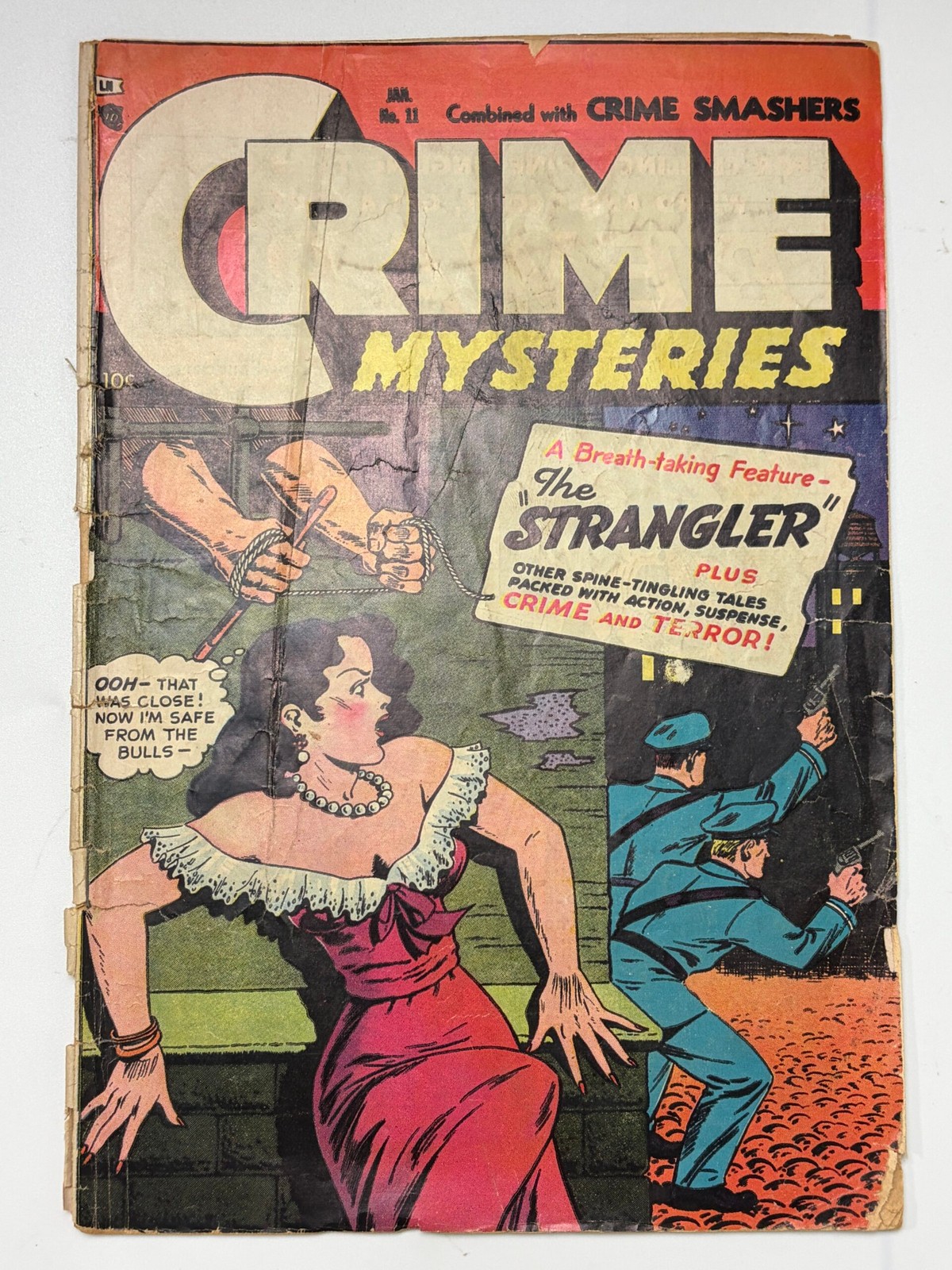 Crime Mysteries #11 (1954) in 1.5 Fair / Good -Unlimited Shipping