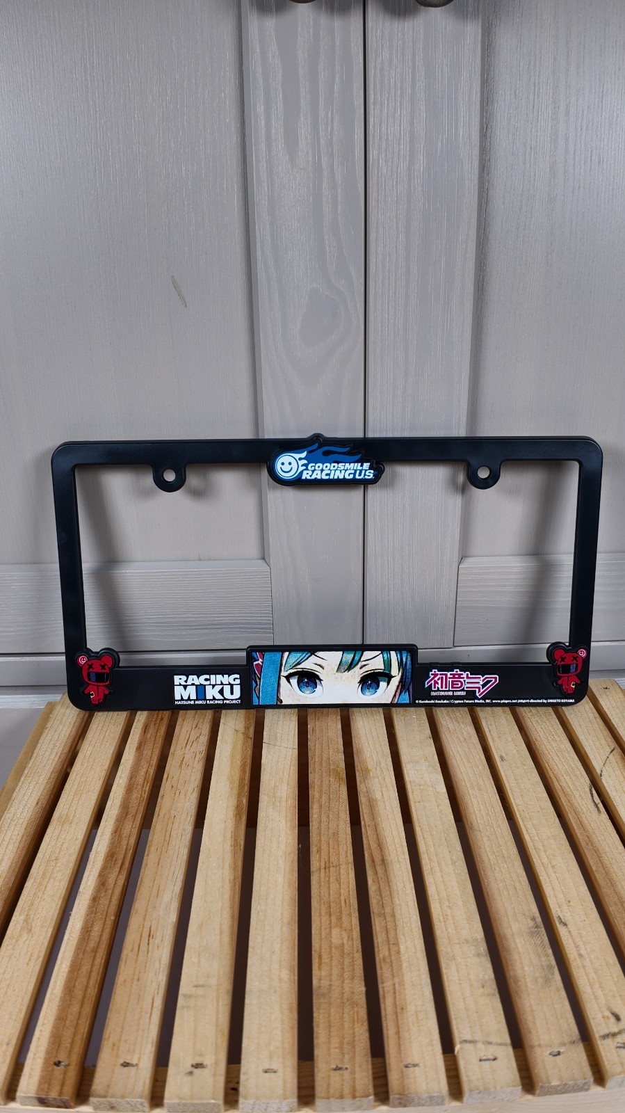 GOODSMILE RACING MIKU 2026 VER. LICENSE PLATE FRAME GOODSMILE RACING MIKU 2026 VER. LICENSE PLATE FRAME