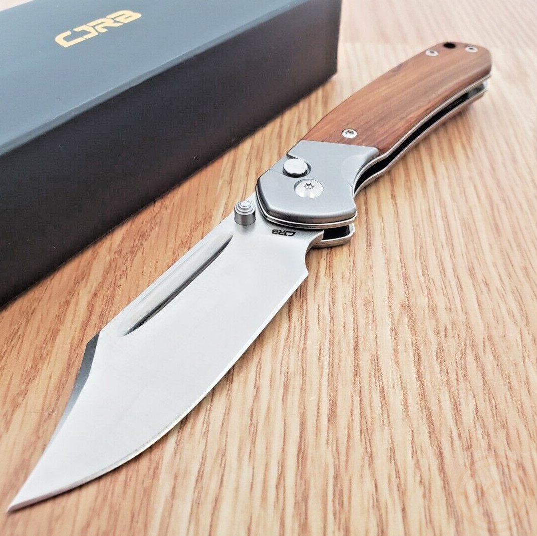 CJRB Bowie Pyrite Folding Knife 3.13