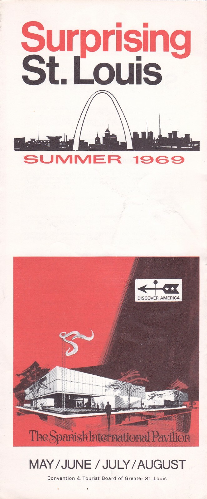 1969 St. Louis  Events And Business Guide Brochure
