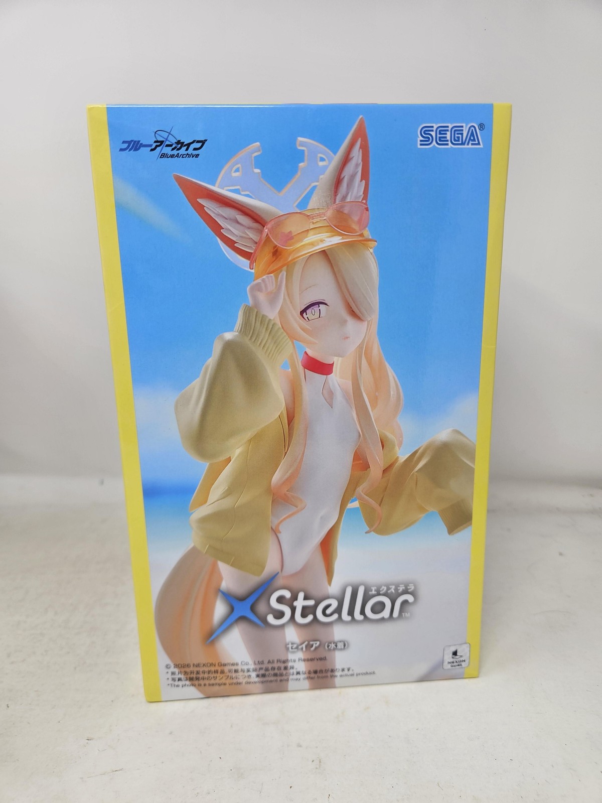 SEGA Blue Archive X Stellar Seia Swimsuit Ver PVC Anime Figure New Boxed