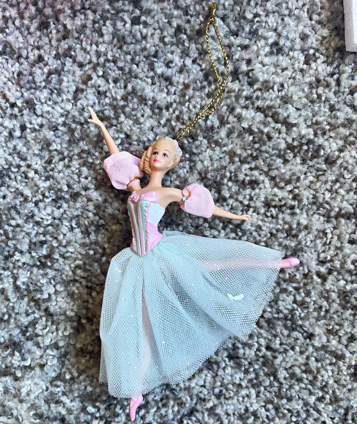 Barbie Collectibles Barbie as Marzipan Nutcracker Porcelain Ornament 1999 COA