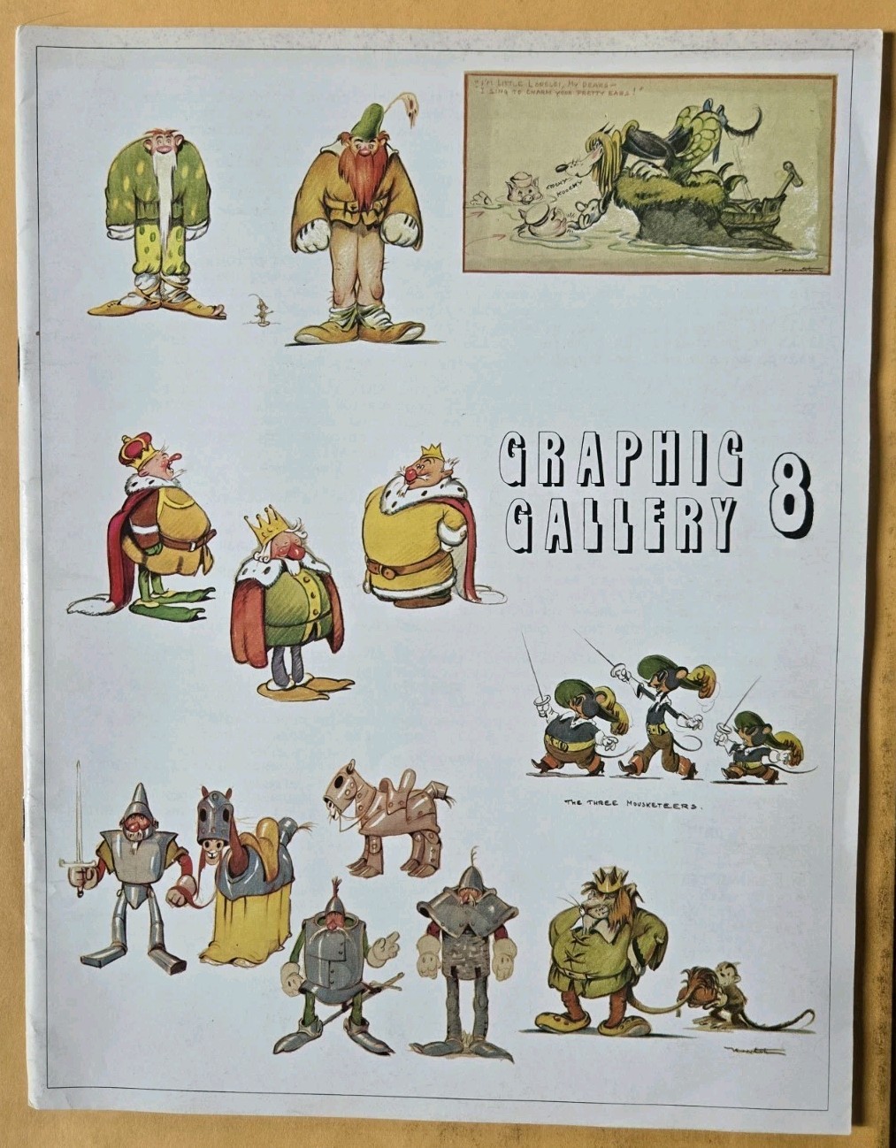 Graphic Gallery #8 52 Pgs Original Works From Ferdinand Horvath 1976