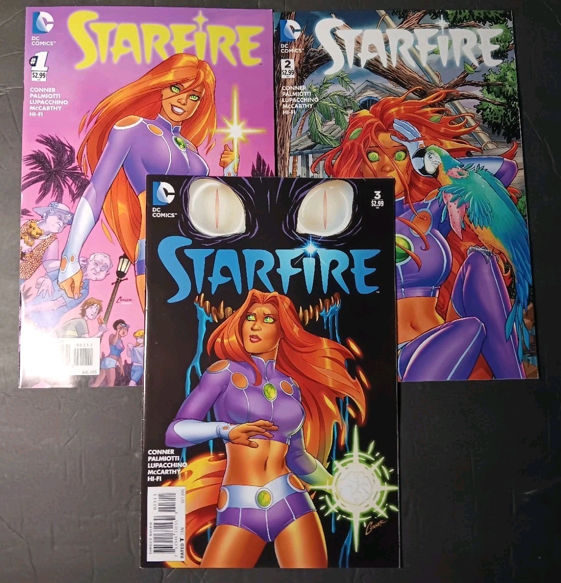 Starfire #1-3 Conner Palmiotti NM DC Comic Book Lot 