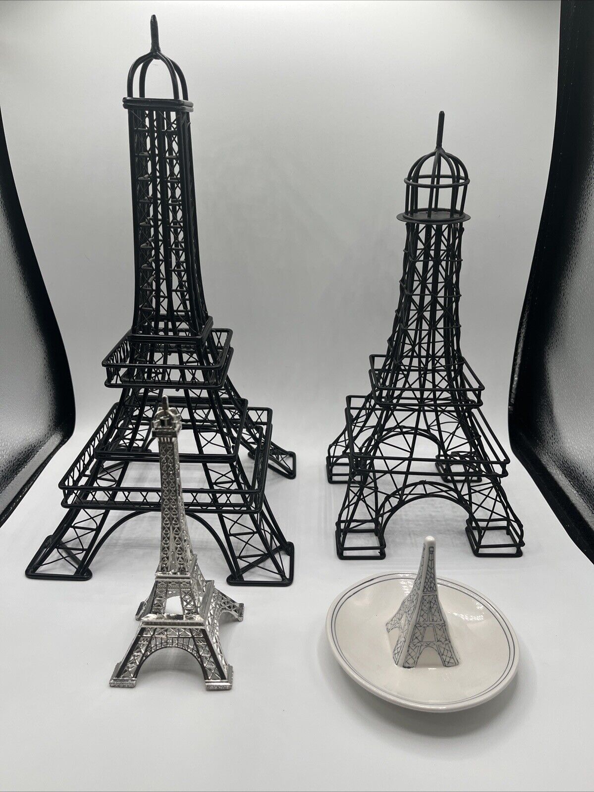 Four Piece Eiffel Tower Lot 
