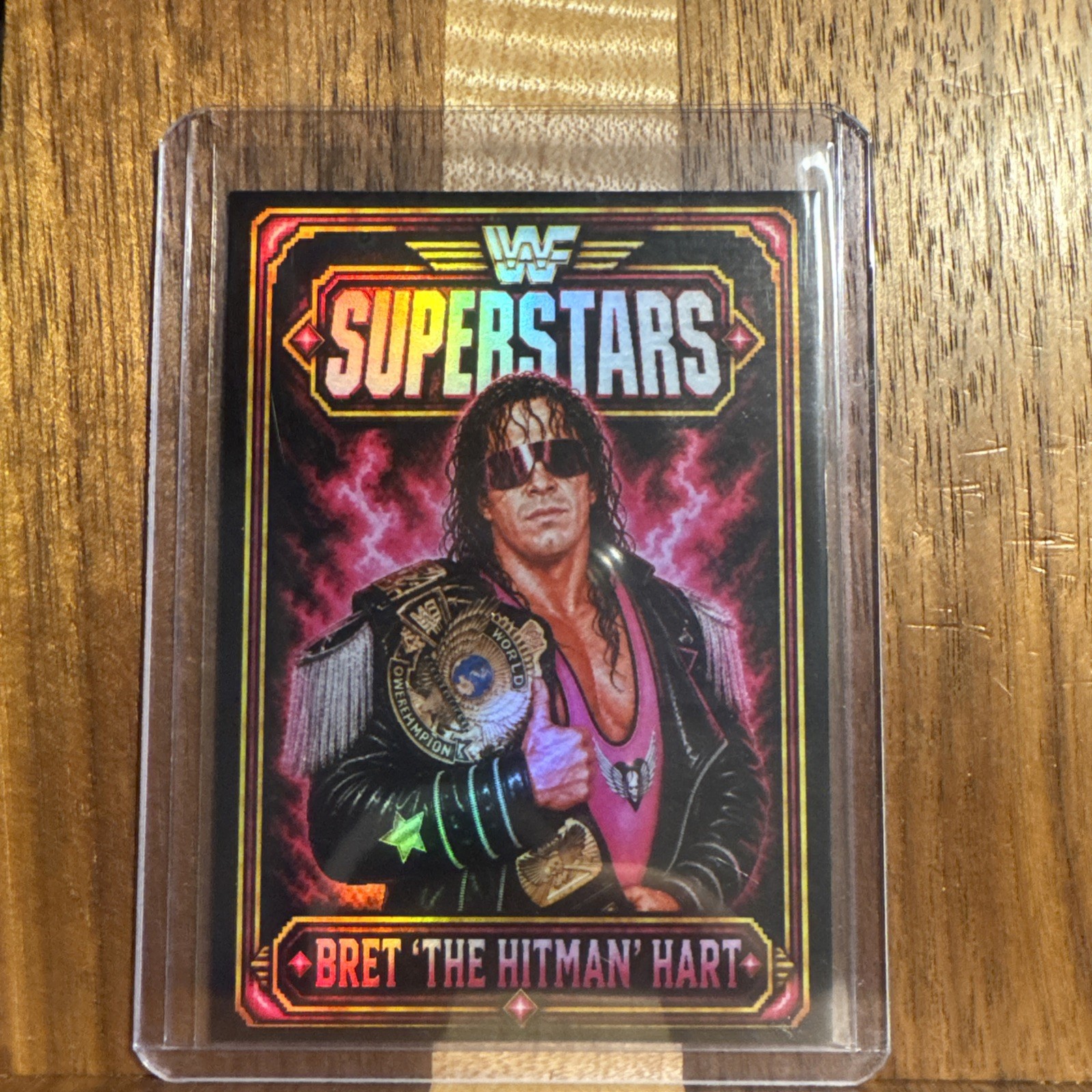 Wwf WWE Superstars Brett The Hitman Hart Parody RARE /99 Wwf WWE Superstars Brett The Hitman Hart Parody RARE /99