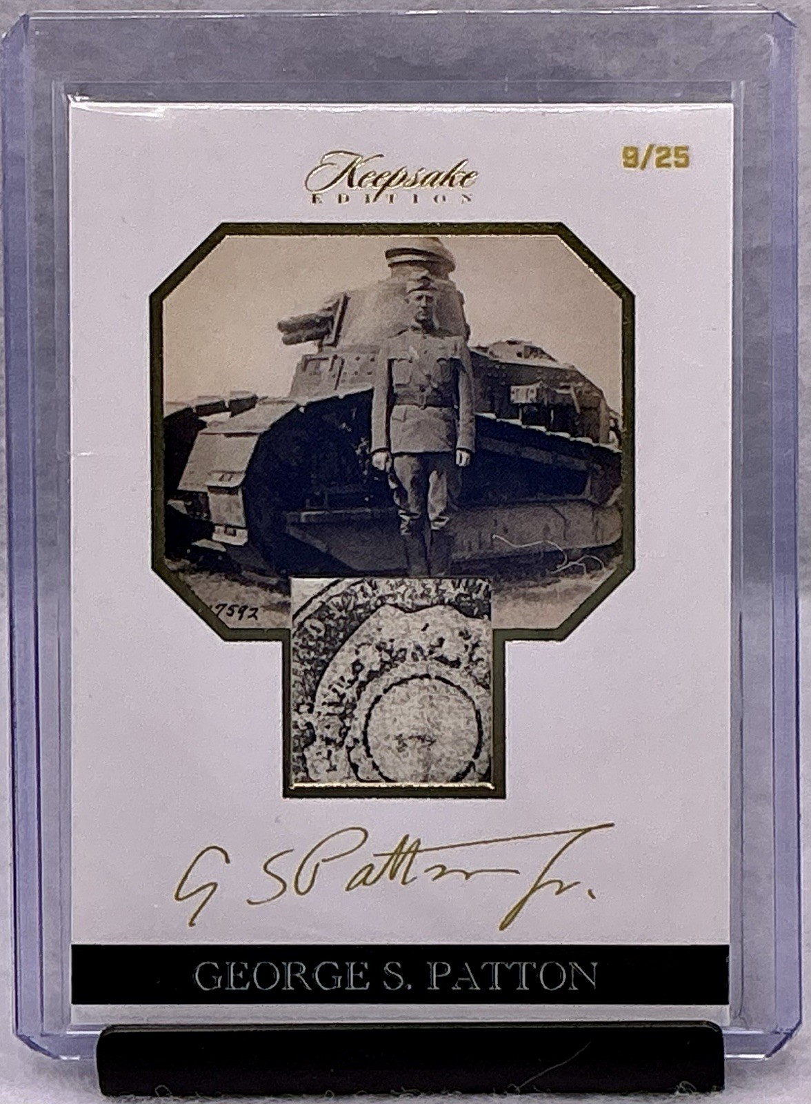 2023 Keepsake Historical Edition George S. Patton Authentic War Time Relic /25