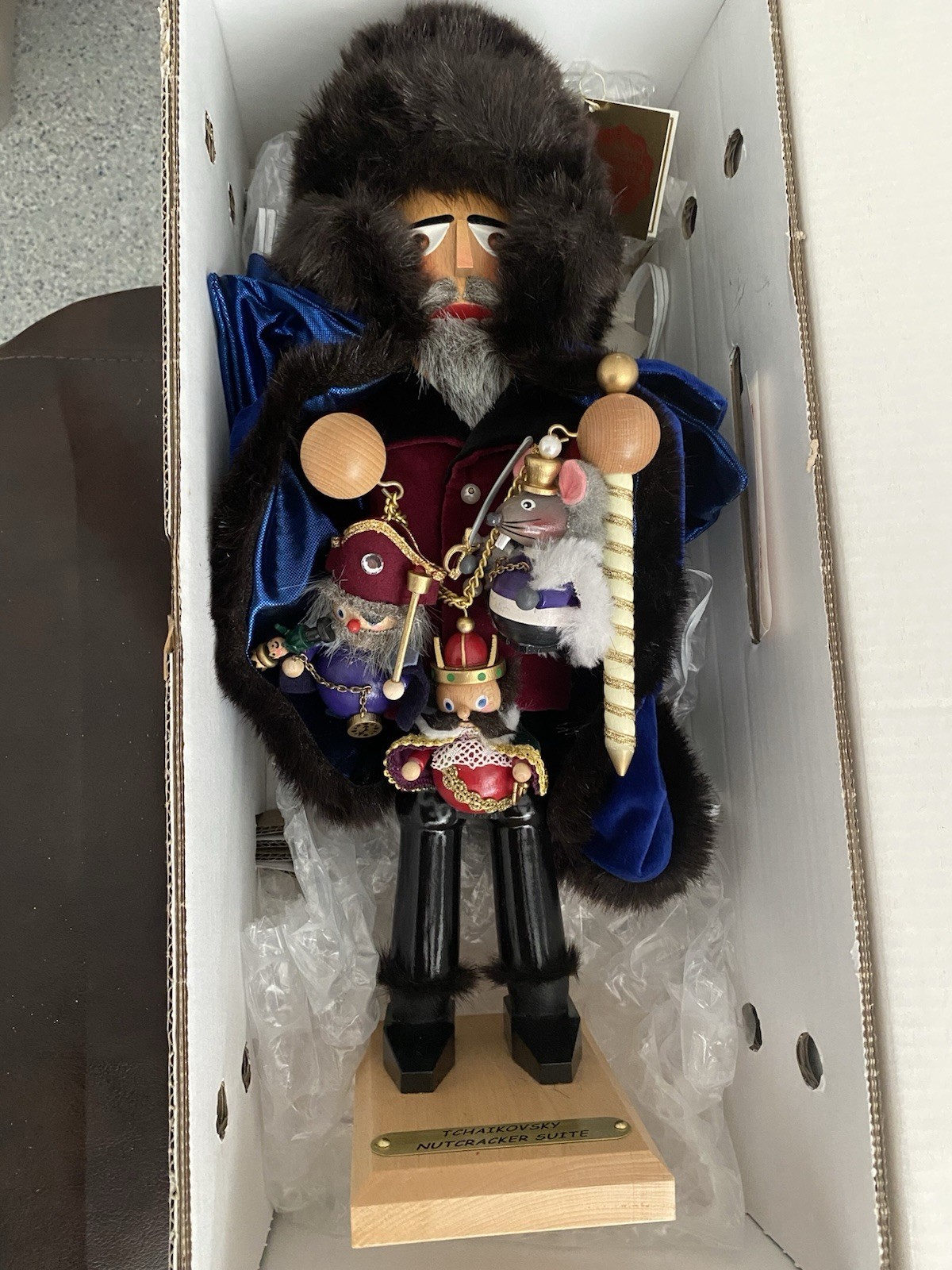 Steinbach Tchaikovsky Nutcracker Wood/Fabric Handmade Limited Germany S1844 Steinbach Tchaikovsky Nutcracker Wood/Fabric Handmade Limited Germany S1844