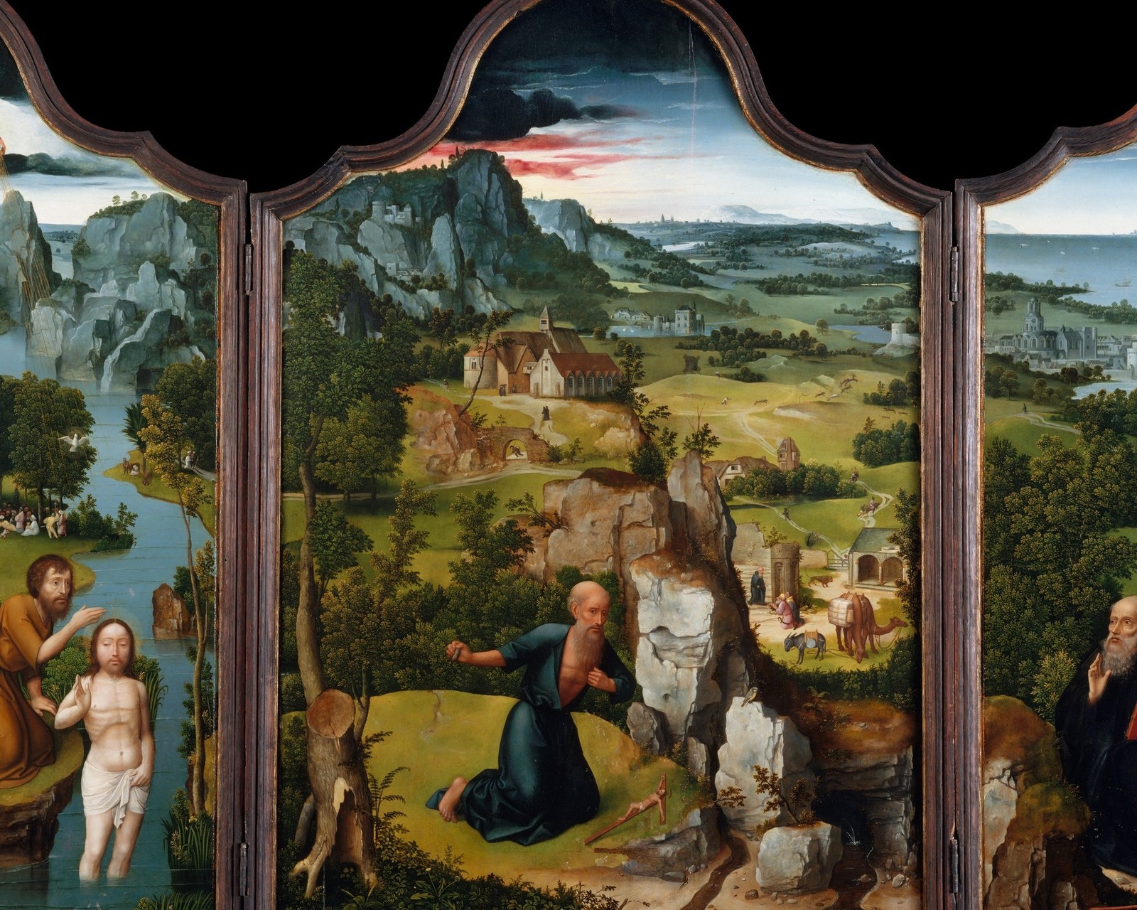The Penitence of Saint Jerome by Joachim Patinir c1515 8x10 Picture Print