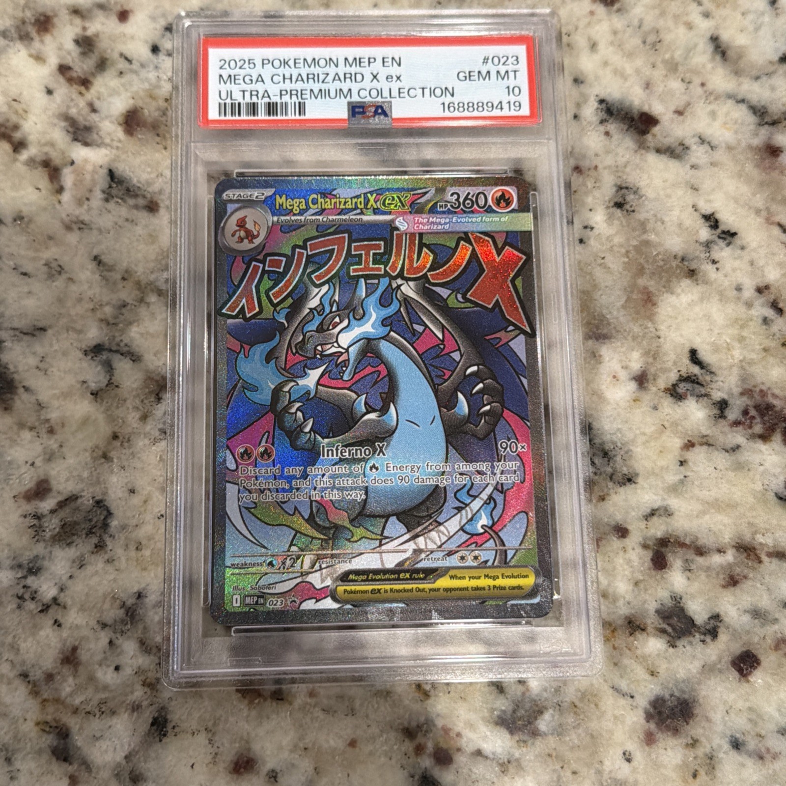 PSA 10 | Mega Charizard X ex #023 Gem Mint Graded Card