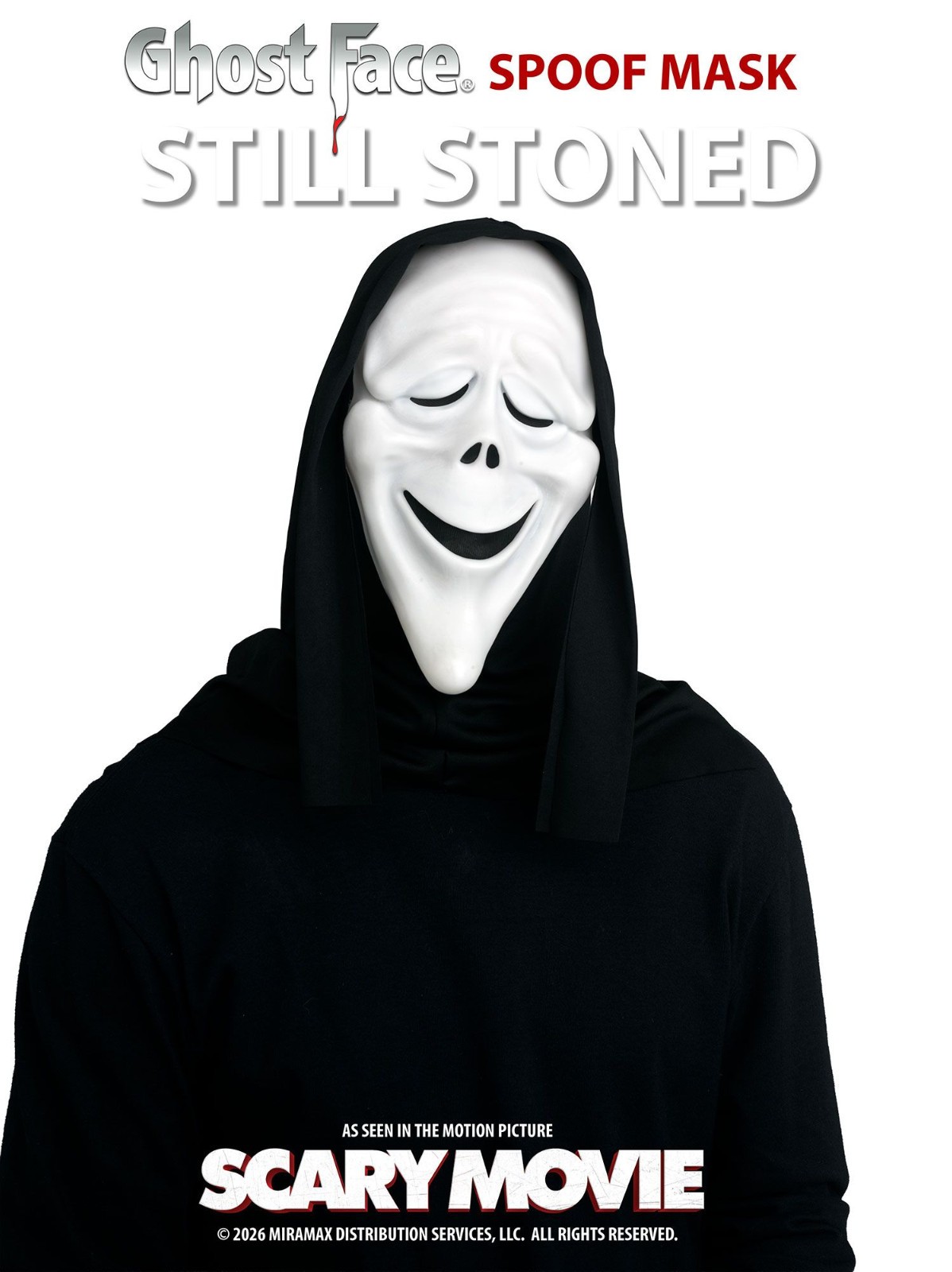 Scary Movie 6 Still Stoned Mask Ghostface Scream Fun World  In Stock