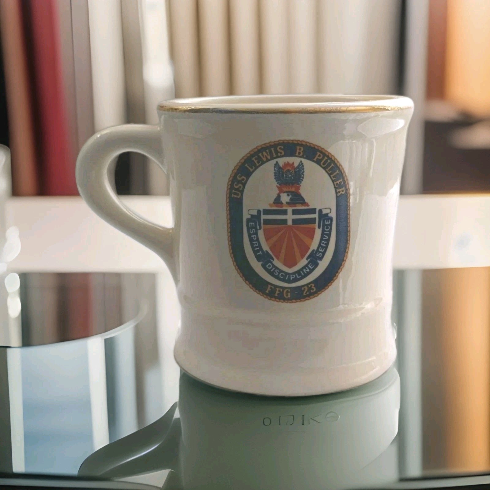USS  Lewis B. Puller   FFG-23 / ESPIRT * DISCIPLINE * SERVICE   (Ceramic)