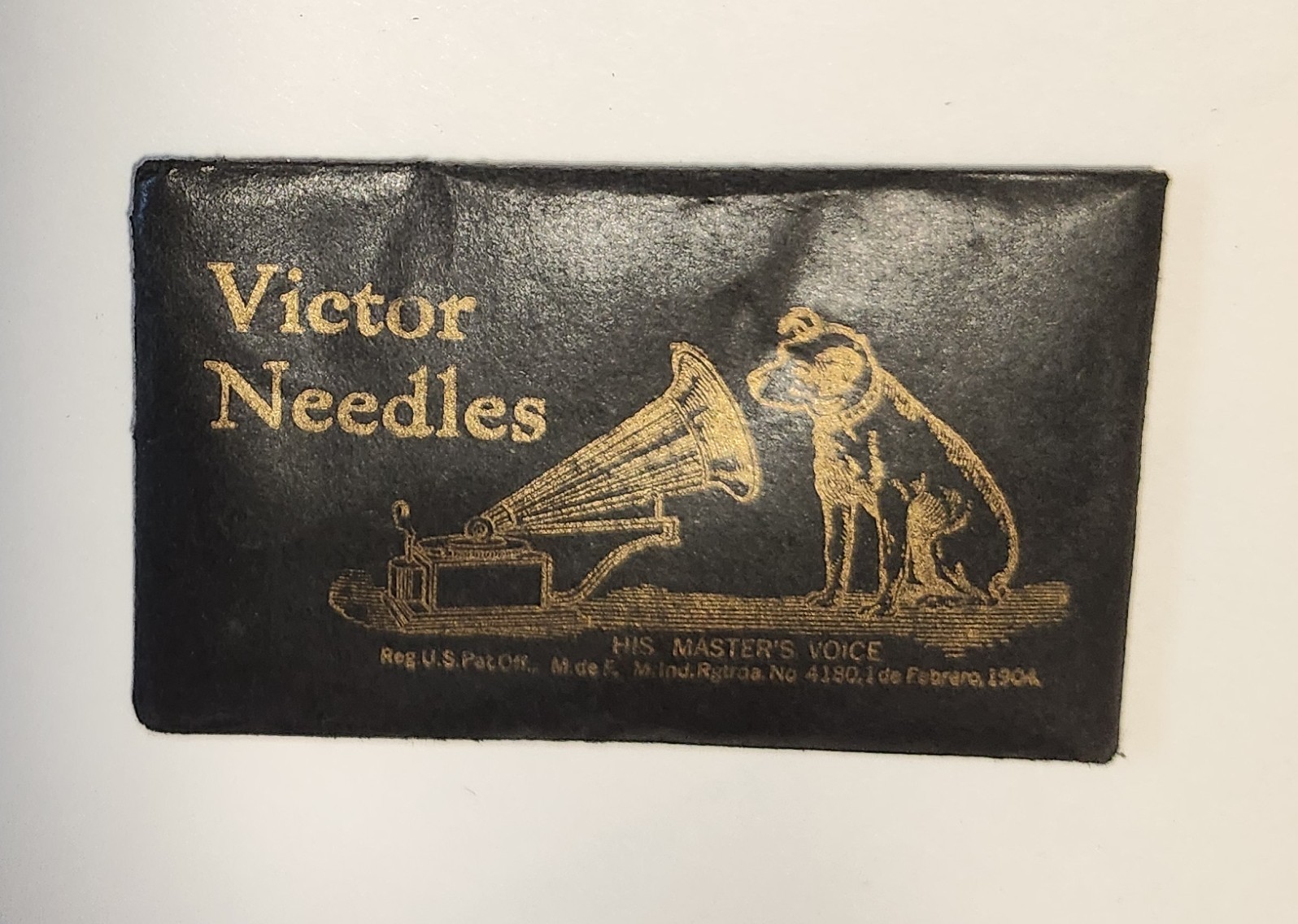 NOS 1904 Sealed Envelope 100 Victor Talking Machine Needles No 4180