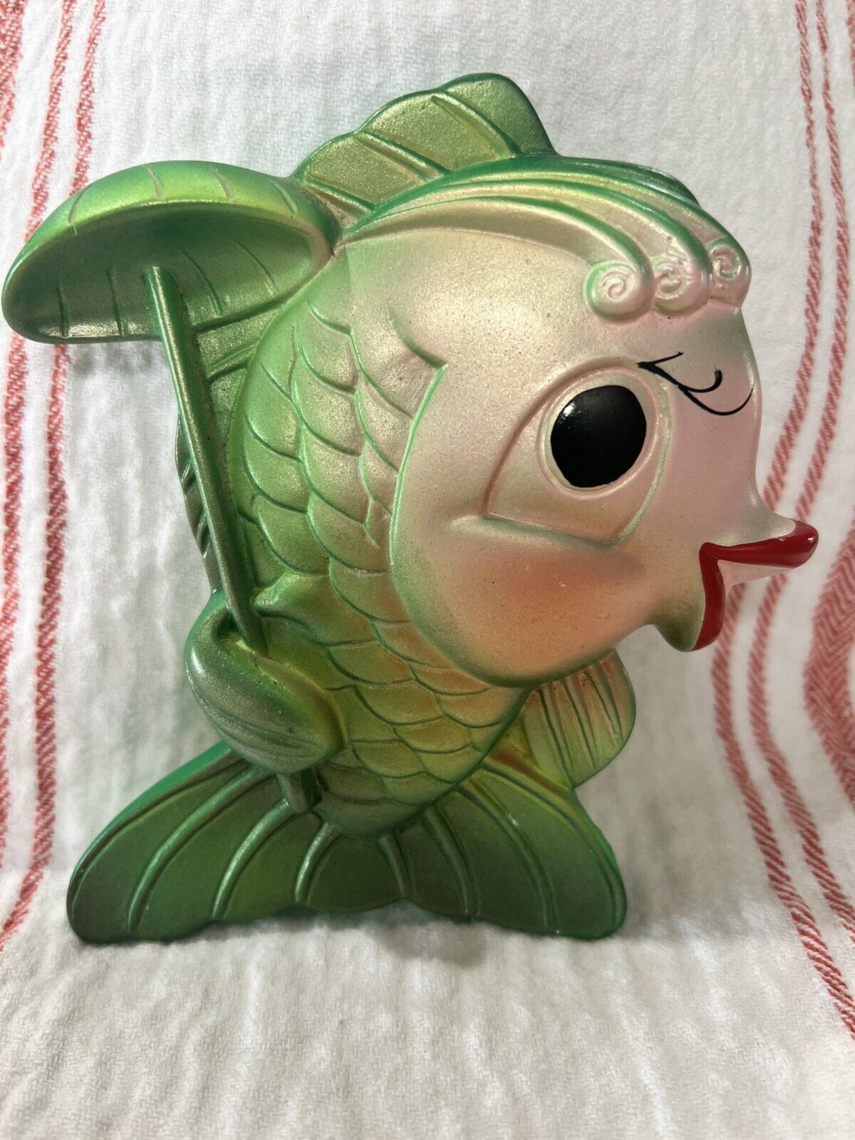 1959 Miller Studio Chalkware Green Fish