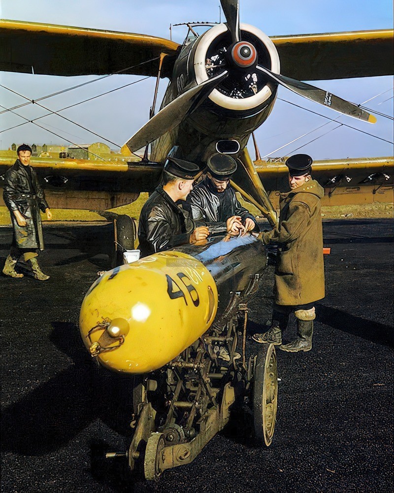 Embry-Riddle Company with British RAF Airmen 8x10 Glossy Photo Print HT4136777