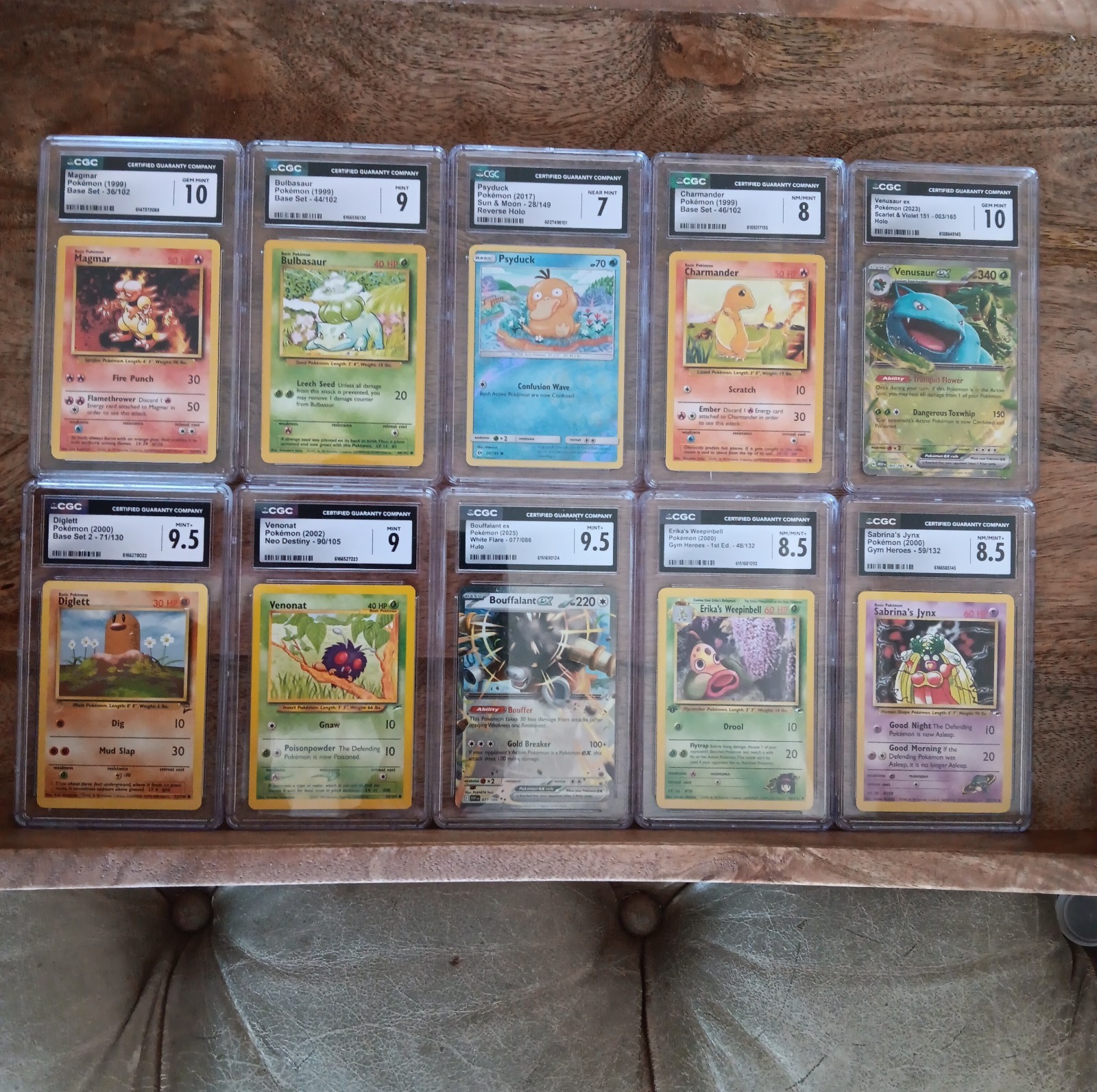 10 Graded Pokémon Card Lot