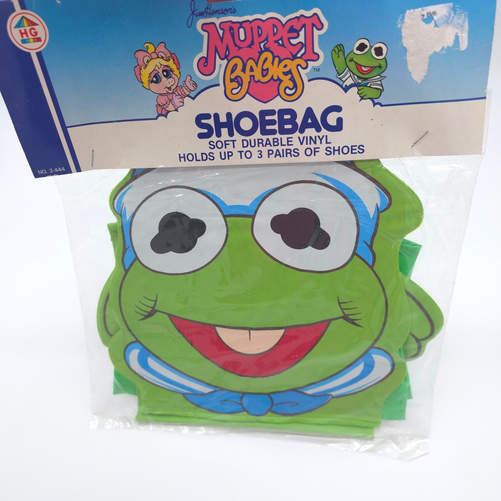 Vintage Muppet Babies Kermit Shoebag – New Old Stock