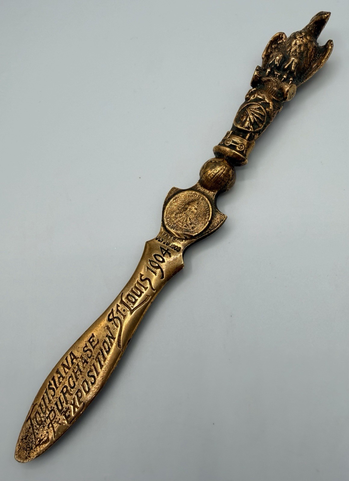 Antique 1904 St Louis World’s Fair Louisiana Purchase Exposition Letter Opener Antique 1904 St Louis World’s Fair Louisiana Purchase Exposition Letter Opener