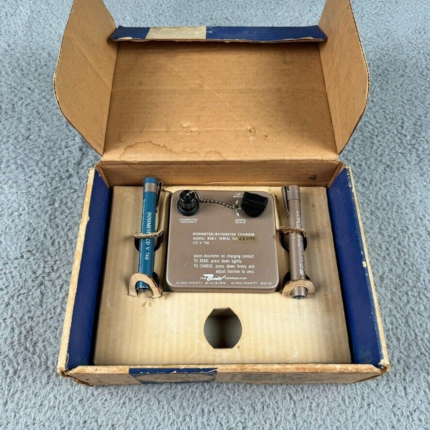 Vintage Bendix Family Radiation Measurement Kit Complete Cold War Era