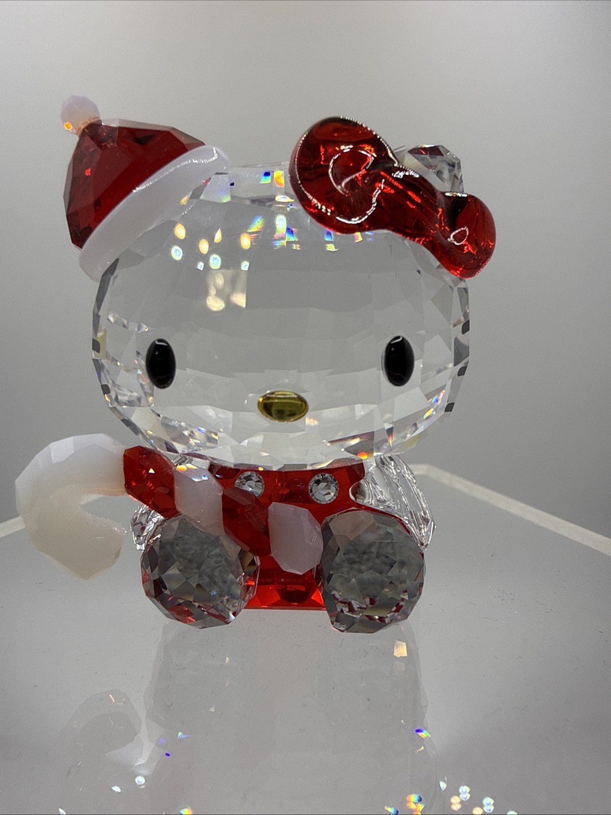 Swarovski HELLO KITTY SANTA #1142935 Red Night Cap and Candy Cane 2012 BNIB Swarovski HELLO KITTY SANTA #1142935 Red Night Cap and Candy Cane 2012 BNIB