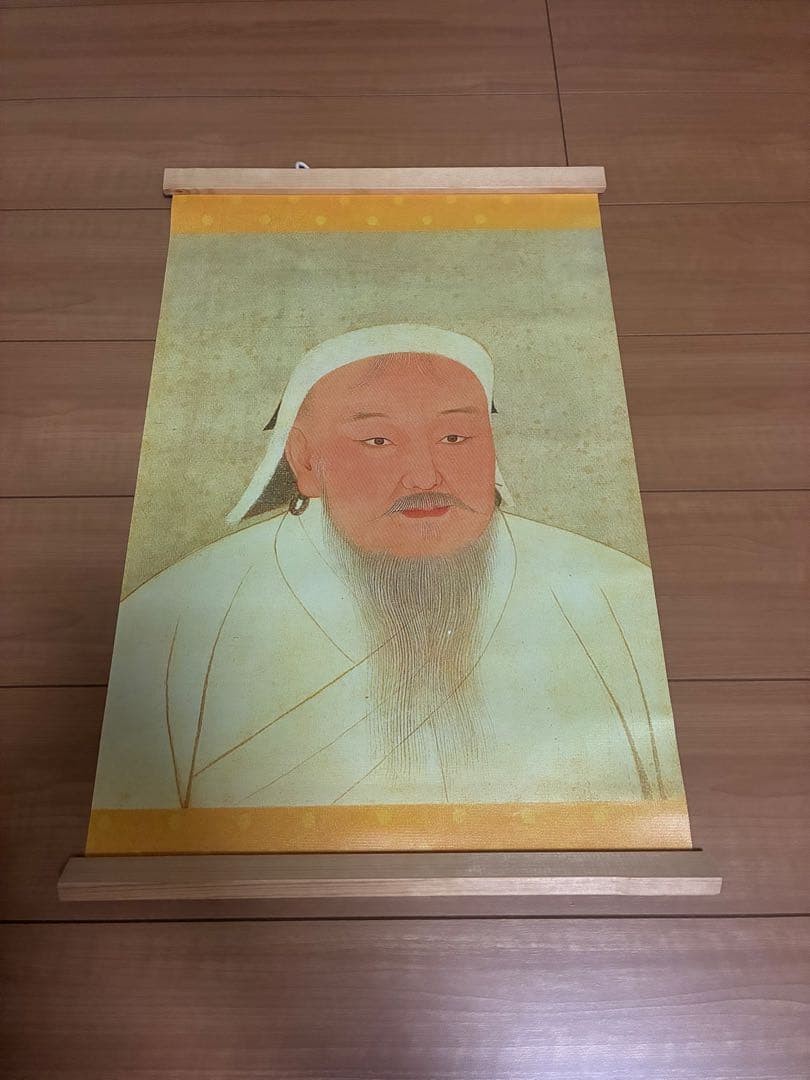 Japanese Hanging Scroll Portrait, Artwork, Good Condition, Art Collectible