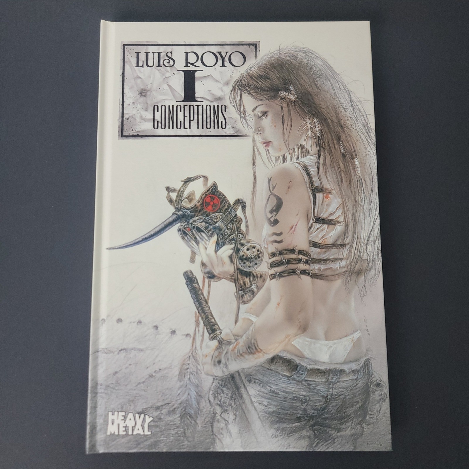 Luis Royo Conceptions I Art Book (2002) Heavy Metal Hardcover Fantasy Sketches