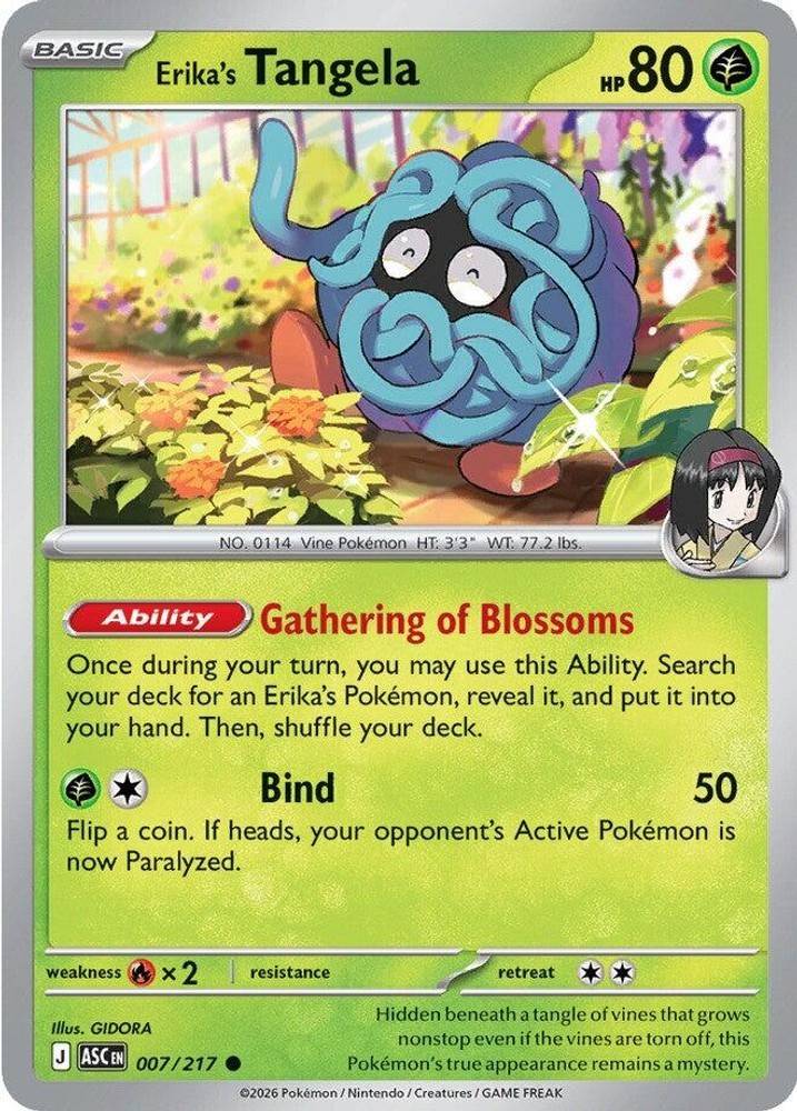 Pokemon Erika\'s Tangela ASC 007/217