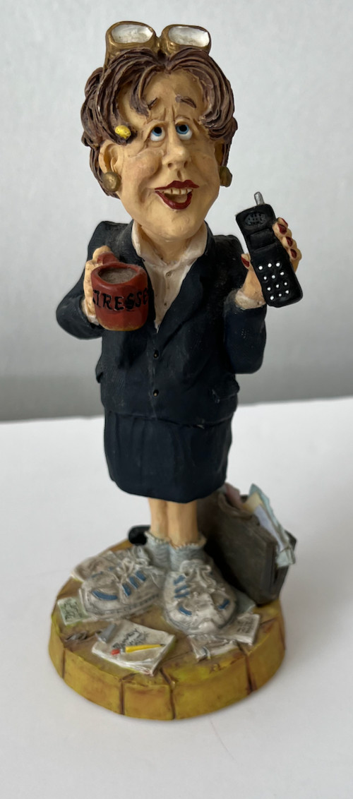 Doug Harris Career Woman All In A Day\'s Work Figurine Russ Berrie 100692 Vintage
