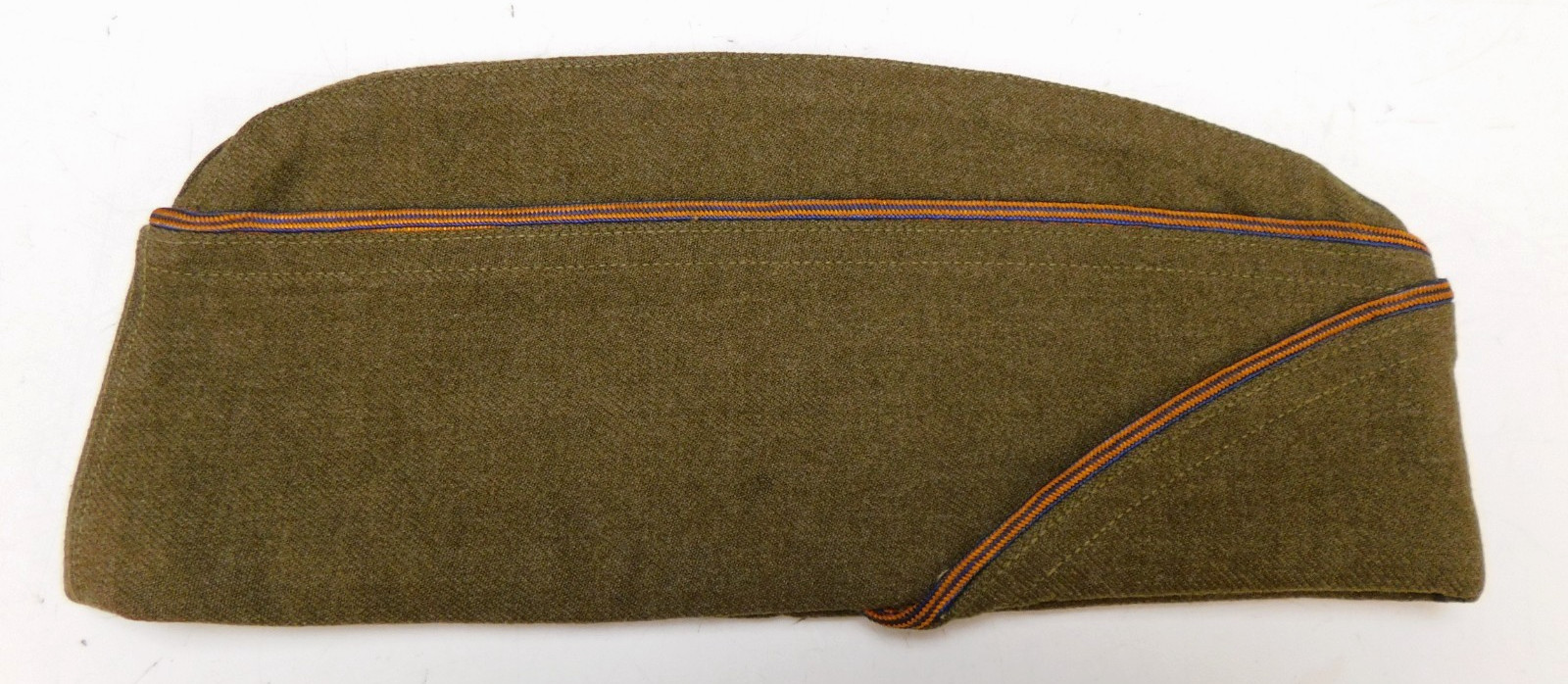 WW2 US Army Air Force USAAF Overseas Cap 7 1/8 Garrison OD WWII Uniform Hat