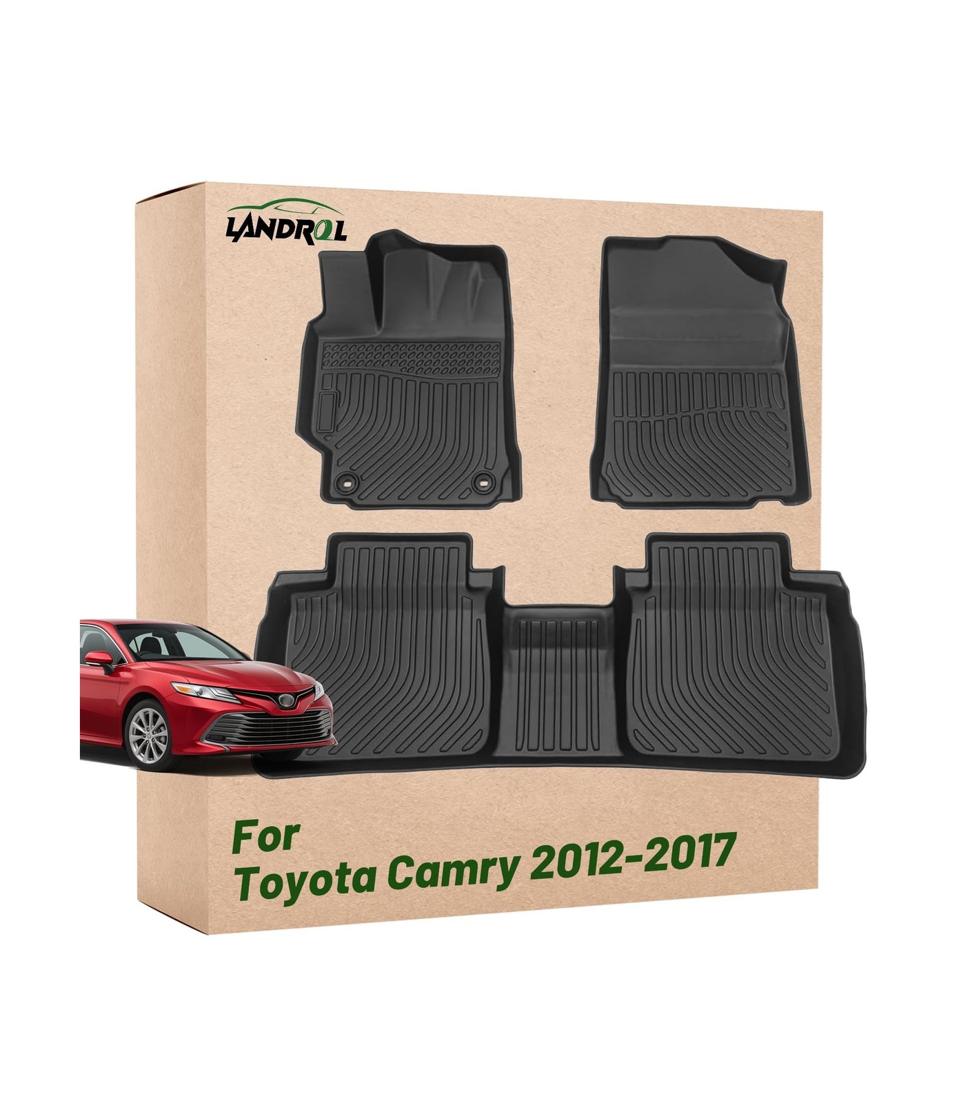 Car Floor Mats Replacement for Toyota Camry 2012-2017 Protection All Weather ...