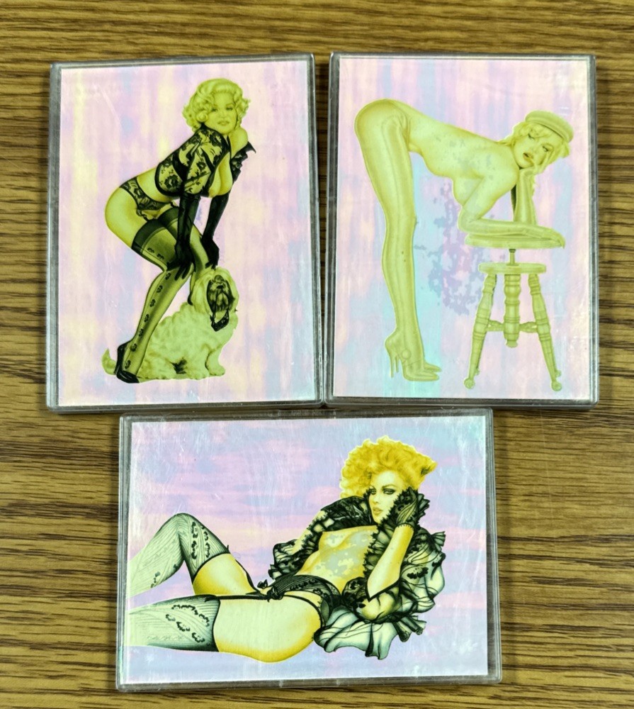 1994 BEST OF OLIVIA Omnichrome CHASE INSERT CARD SET 3/6 NM #2 #3 6 Comic Images