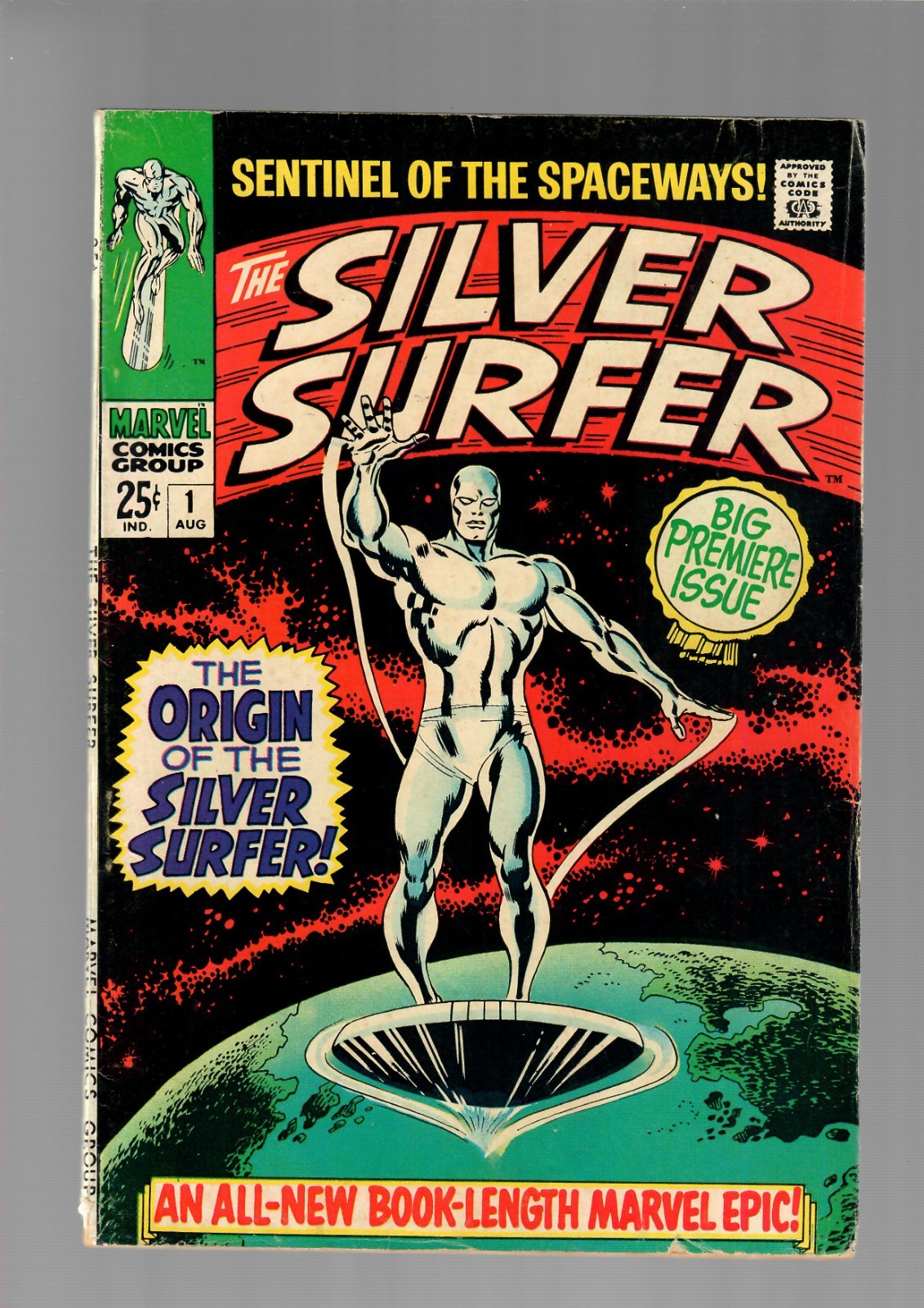 Marvel The Silver Surfer #1 VG (1968) Silver Age Stan Lee John Buscema 1st Issue