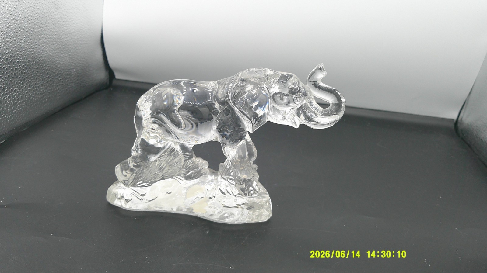 Wonders of the Wild 24% Lead Crystal Elephant Made in Germany 5\