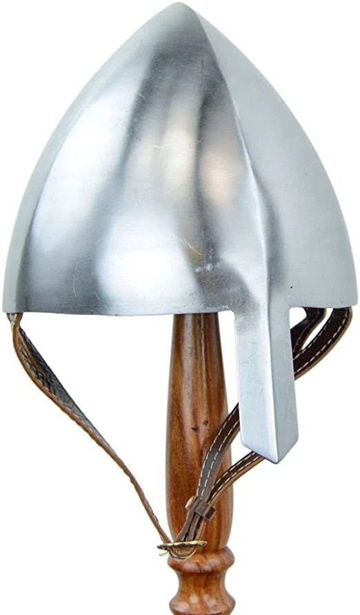 Medieval Nasal Helmet | Norman Knight Helmet | Viking Warrior Helmet | Steel Ree