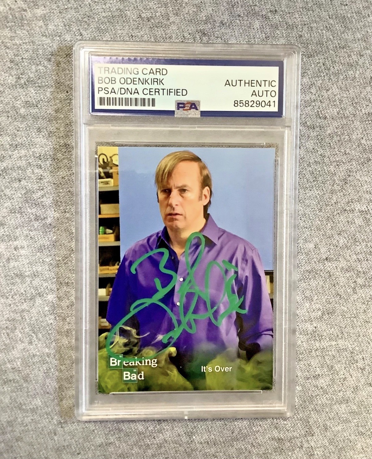 Bob Odenkirk Signed 2014 Cryptozoic Breaking Bad Saul Goodman RC AUTO PSA/DNA