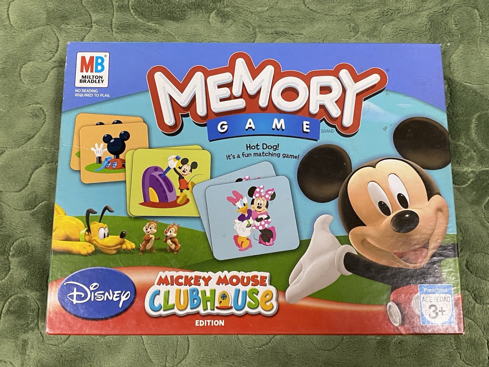 Mickey Mouse Clubhouse (2007) Memory Game Disney Milton Bradley 72 Picture Cards