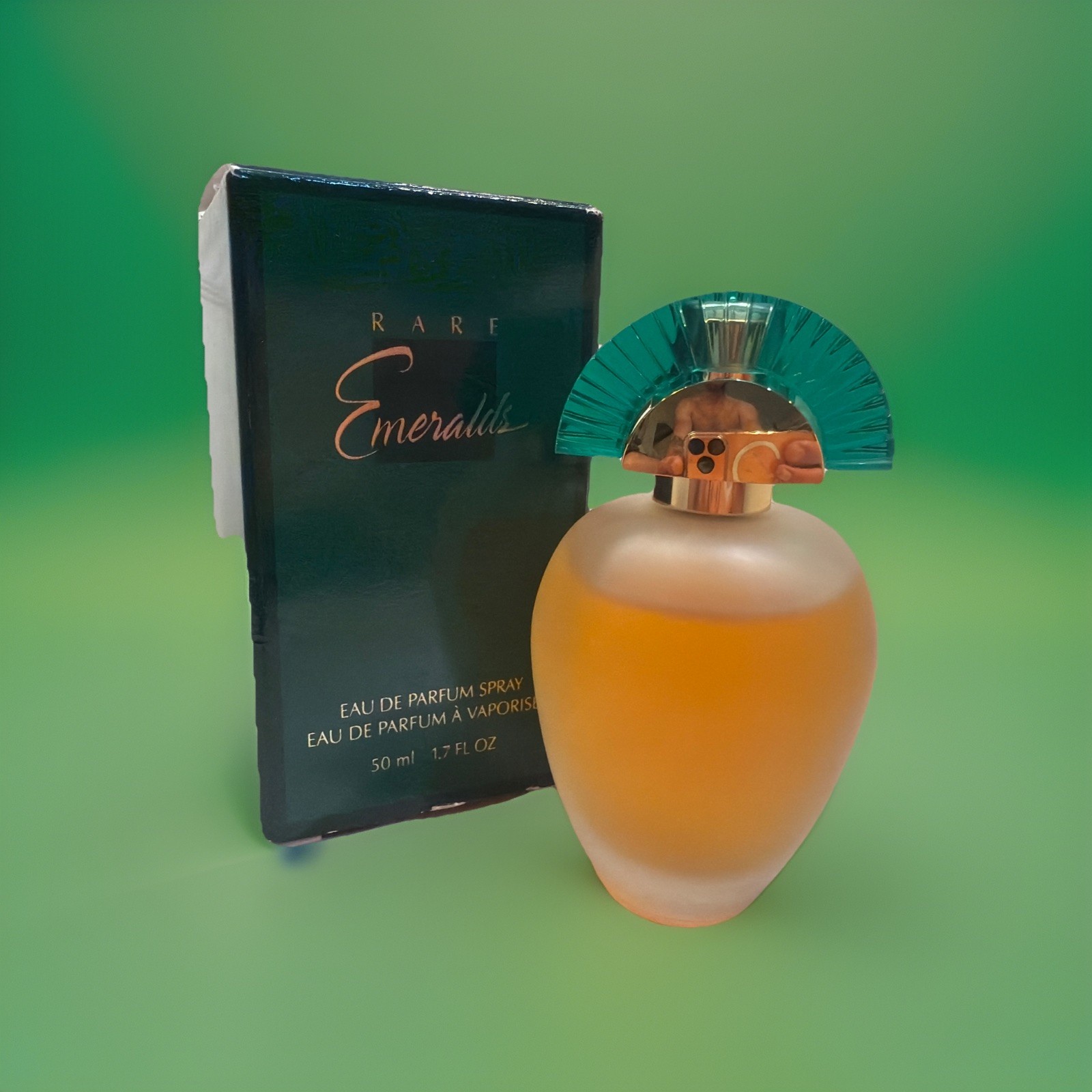 Avon Rare Emerald’s 1.7 Oz Eau De Parfum Spray 1999 VTG New Discontinued